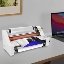 Hot Cold Roll Laminator 700W V350 Digital Display Single/Double-Sided Laminator