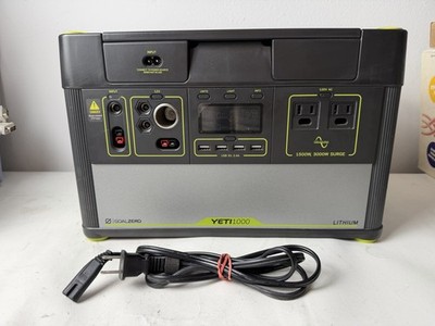 Goal Zero Yeti 1000 Lithium Portable Power Station, Tested Free Shipping!