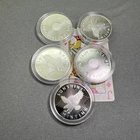 SMI  Silver Eagle 1 oz .999 Silver Lot Of 5..has milk spots …. Sunshine Minting