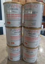 6 New Sealed Cans Nutramigen PurAmino Infant Formula DHA  AHA 14.1 OZ Ex 6/2026