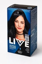 Schwarzkopf LIVE Intense Colour 099 Deep Black Permanent Hair Dye
