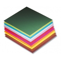 Folia FaltbläTter 70 G/M², 10 X 10 Cm, 500 Blatt, 10 Farben, Mehrfarbig (1 StüCk