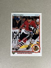 1990-91 Upper Deck #4 Adam Creighton Chicago Blackhawks