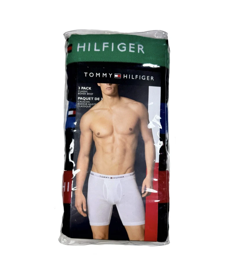 NWT Tommy Hilfiger. Sz M. 3 Pack. Men'. Classic Boxer Brief. Multi. MSPR $39.50 - Image 2 of 4