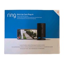 Ring Indoor/ Outdoor Stick Up Cam - HD 1080p, Plug-In, Black