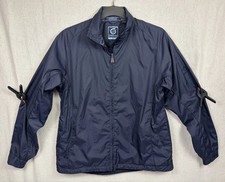 Sunderland of Scotland Womens Amalfi Golf Jacket Size M Navy Blue Waterproof