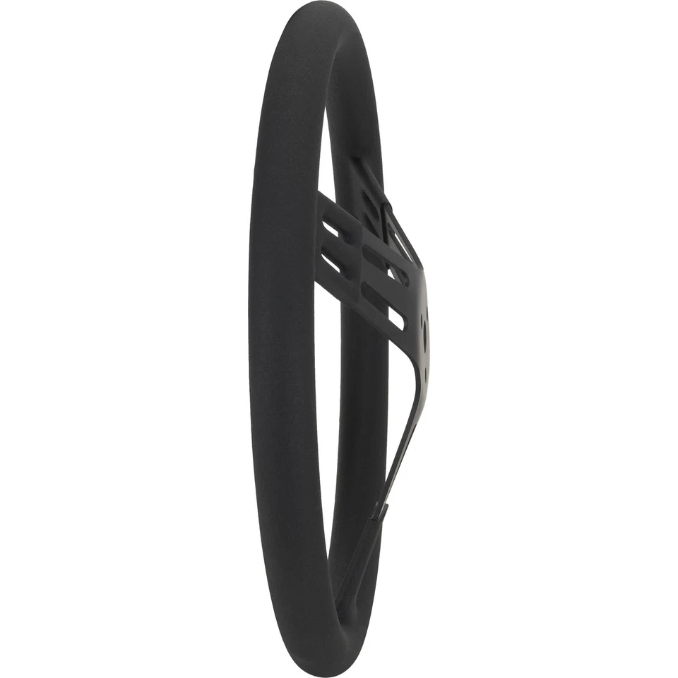 Volante Longacre® 52-56841 de acero de 15 pulgadas, negro, liso Foto 4 de 4