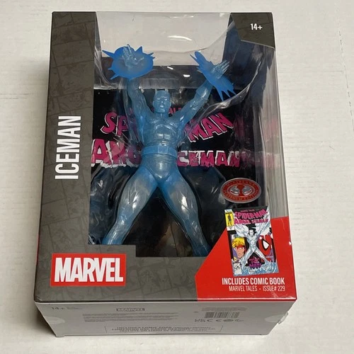 McFarlane Toys Marvel IceMan 1/6 Scale Figure Red Platinum Brand NEW