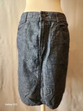 Banana Republic Womens Blue Denim Skirt Size 6
