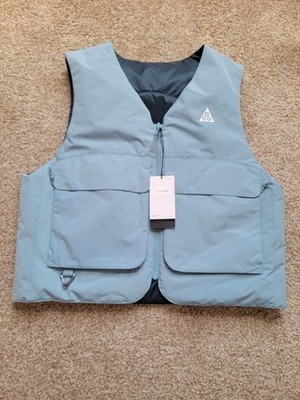 New Nike ACG PrimaLoft Reversible Vest Skull Peak Men s Size Large FV8694-464
