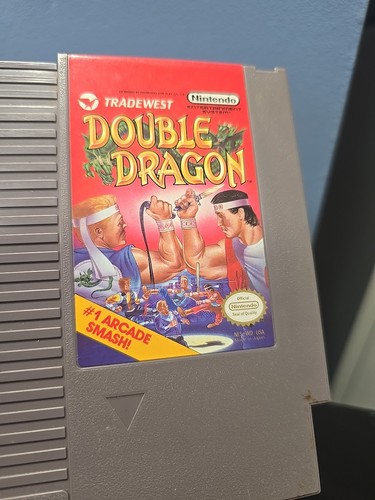 Double Dragon (Nintendo Entertainment System, 1988) NES Cart and sleeve - Picture 2 of 4