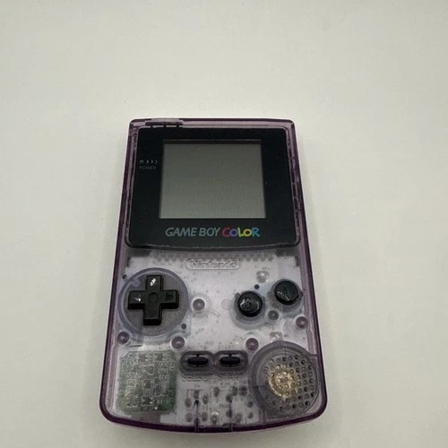Nintendo Game Boy Color Handheld System - Atomic Purple Tested Working