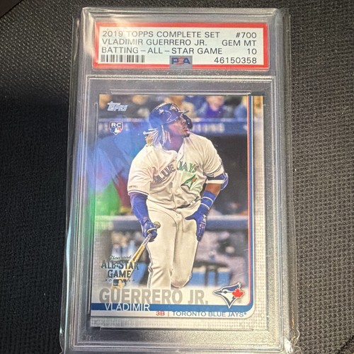Topps 2019 Complete Set Vladimir Guerrero Jr. Blue Jays #700 Rookie PSA 10