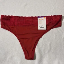NEW Warners No Pinching No Problems Lace Thong RX5101J Women’s Size 2XLarge 9