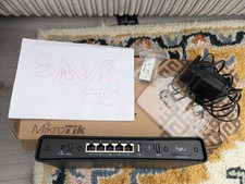 MikroTik hAP ac3 LTE6 Kit Dual Band Router LTE Cat6 5&times;Gigabit Used  RBD53GR