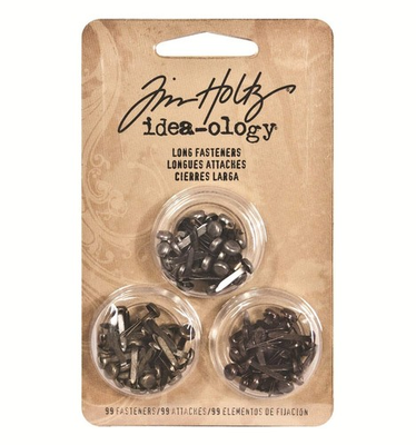 #ad #ad Tim Holtz Vintage Metal Long Brads 99 Pack Antique Gold Nickel Copper Crafting $13.59