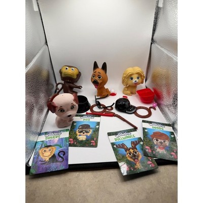 Wishkins Toy Figure Lot Shivers Diva Bullwinkle Hedda with Cards and Accessories