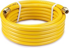 33FT 3/4" CSST Gas Line Hose, 3/4 Inch Flexible Line for Natural Gas and Propane