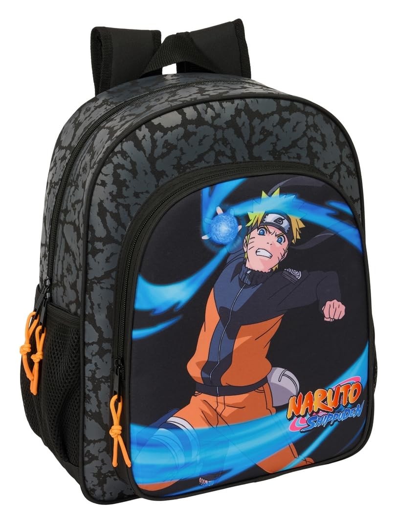 Safta NARUTO - Mochila Escolar Niño, Mochila Infantil, Adaptable a Carro, Ideal
