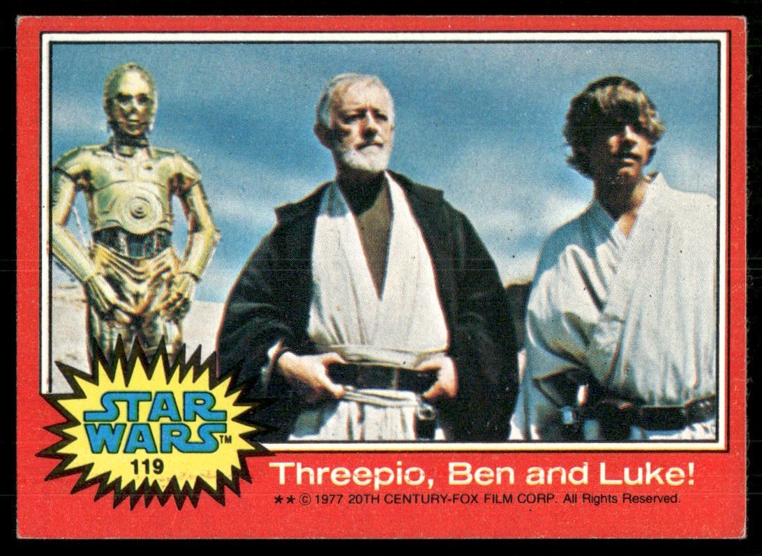 Star Wars 1977 Movie Topps Card #119 (EX Soft Corners) | eBay