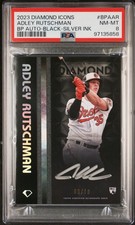 2023 TOPPS DIAMOND ICONS BLACK POLYCHROMATINK AUTOS ADLEY RUTSCHMAN 9/10 PSA 8