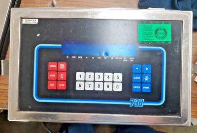 CARDINAL DETECTO 738 WEIGHT SCALE INDICATOR DISPLAY (VR7)