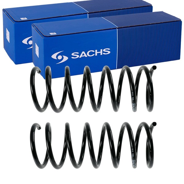 2X Sachs Fahrwerksfedern Hinten Passend FÜR Hyundai Atos Links+Rechts-image