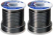 2 Pack - Amerway 60/40 Solder for Glass Projects & More - 1Lb Spools