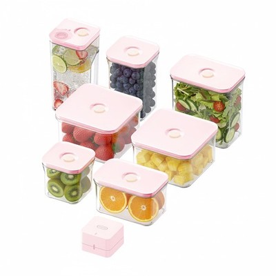 VAKUEN Premium Airtight Food Storage Containers ROSE 8P/SET, 6pcs Container,