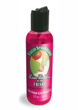 Love Lickers Strawberry Flavored Warming Massage Oil 2oz -Virgin Strawberry