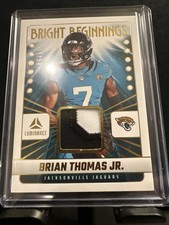 2025 PANINI LUMINANCE Bright Beginings Patch Brian Thomas Jr. 35/50 #BB-BTH