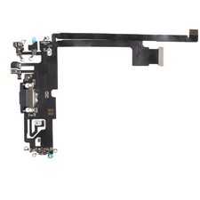 Black OEM Charging Port Charger Dock Mic Flex Cable Parts For iPhone 12pro Max