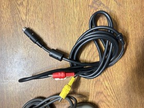 Sega Saturn Gray controller Japan official pad SS t HSS-0101  AV CABLE