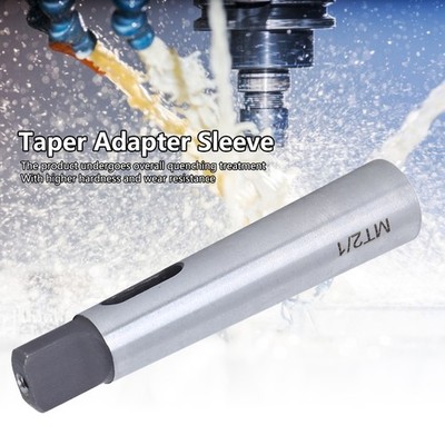 Taper Reducing Adapter For Drill Sleeve MT2 To MT1 High Hardness Wear Resistance