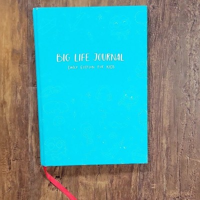 Big Life Journal Daily Edition for Kids Blue Fabric W/ Stickers Growth Mindset 