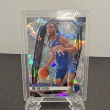 Panini 2024-25 Prizm Ice Prizm Rookie Melvin Ajinça #255 Dallas Mavericks