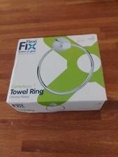 Croydex Flexi-Fix Canterbury Bathroom Towel Ring Holder 