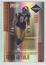 2006 Leaf Limited Bronze Spotlight 32/50 Victor Adeyanju #247 Rookie RC 0v0