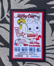 MOTLEY CRUE VEGAS Residency EVENT Magnet SMALL Sept 12 - Oct 3 2025 SIN CITY 