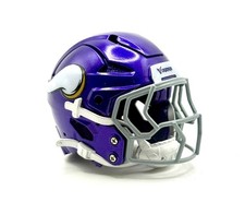 Custom Minnesota Vikings Throwback Helmet 3D Pocket Pro Helmet Riddell
