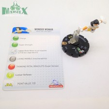 Heroclix Justice League set Wonder Woman 059 Super Rare figure w/card 