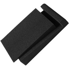 1 Set Nonslip Acoustic Sponge Pad Optimizing Speaker Sound Quality Place Black