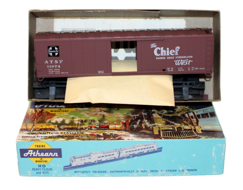 Kit de coche de caja Athearn 5054 HO 50' SD ATSF Chief 11074 nuevo en caja | Condition: New