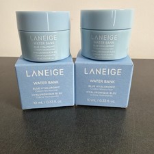 Image of LANEIGE 🦋 2x Water Bank Blue Hyaluronic Cream Moisturiser 10ml (20ml) - BNIB