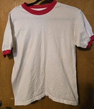 Vintage Anvil Youth XL I Love Firefighters Dalmation Dog Shirt