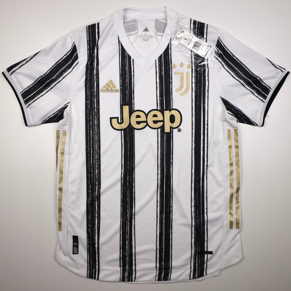 Juventus 20/21 Home Adidas Heat.RDY Authentic Soccer Jersey Men's