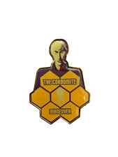 Star Trek The Corbomite Maneuver Enamel 24k Gold Plated Pin 50th Anniversary 