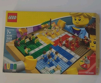 Slightly Used LEGO Ludo Game 40198 Complete Set 389 Pieces Box Minifigures Rules