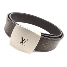 Louis Vuitton Monogram Ceinture LV Cut Belt 80/32 M6888 Authentic