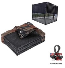 Dog Kennel Shade Cover 95 Sunblock Shade Tarp Panel Net Mesh with Grommets
